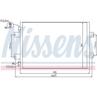 NISSENS 940077 Kondensator, Klimaanlage
