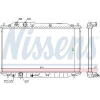 NISSENS 68143 Kühler, Motorkühlung
