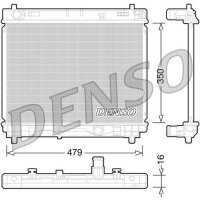 DENSO DRM50059 Kühler, Motorkühlung