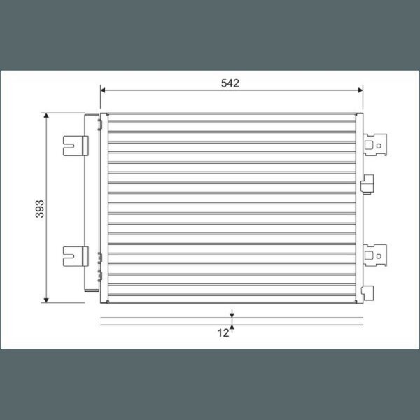 VALEO 814077 Kondensator, Klimaanlage