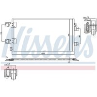 NISSENS 940186 Kondensator, Klimaanlage