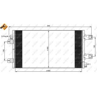 NRF 35880 Kondensator, Klimaanlage