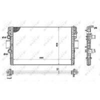 NRF 58361 Kühler, Motorkühlung