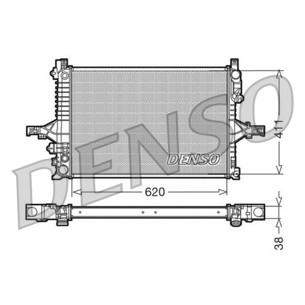 DENSO DRM33066 Kühler, Motorkühlung