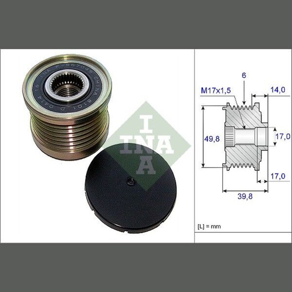 Schaeffler INA 535 0146 10 Generatorfreilauf