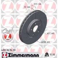 ZIMMERMANN 400.3676.20 Bremsscheibe