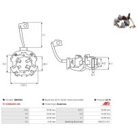 AS-PL SBH0042 Halter, Kohlebürsten