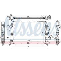 NISSENS 630705 Kühler, Motorkühlung
