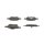 BOSCH 0 986 494 439 Bremsbelagsatz, Scheibenbremse