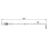 BOSCH 1 987 474 958 Warnkontakt, Bremsbelagverschleiß
