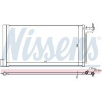 NISSENS 940181 Kondensator, Klimaanlage