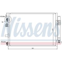 NISSENS 940182 Kondensator, Klimaanlage