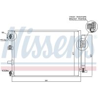 NISSENS 940222 Kondensator, Klimaanlage