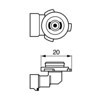 BOSCH 1 987 302 083 Glühlampe, Nebelscheinwerfer