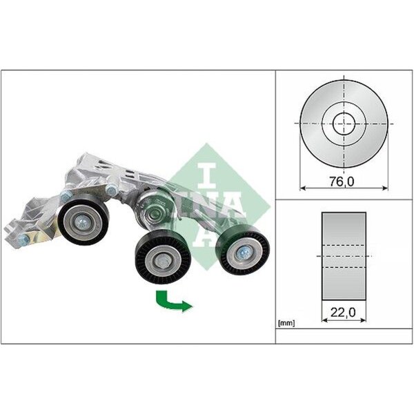 Schaeffler INA 534 0338 10 Riemenspanner, Keilrippenriemen