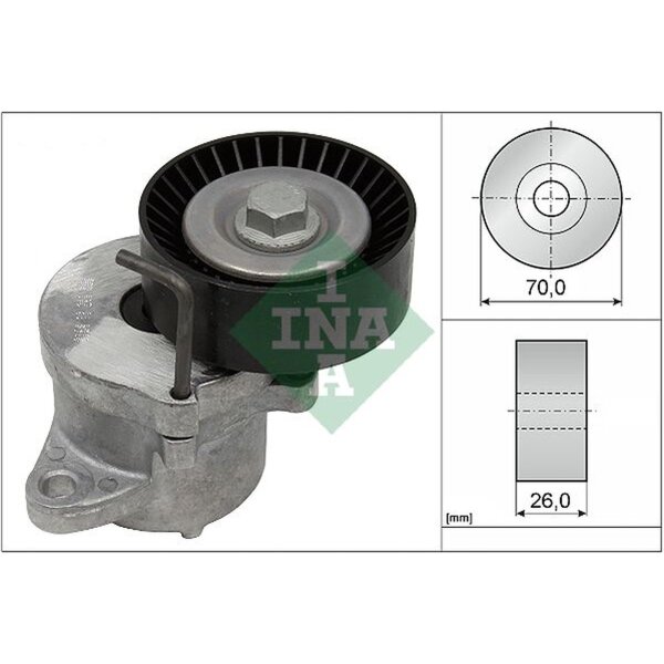 Schaeffler INA 534 0439 10 Riemenspanner, Keilrippenriemen