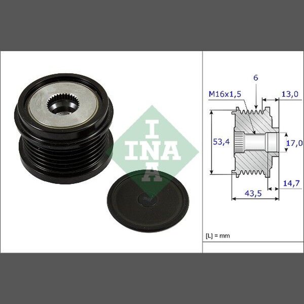 Schaeffler INA 535 0237 10 Generatorfreilauf