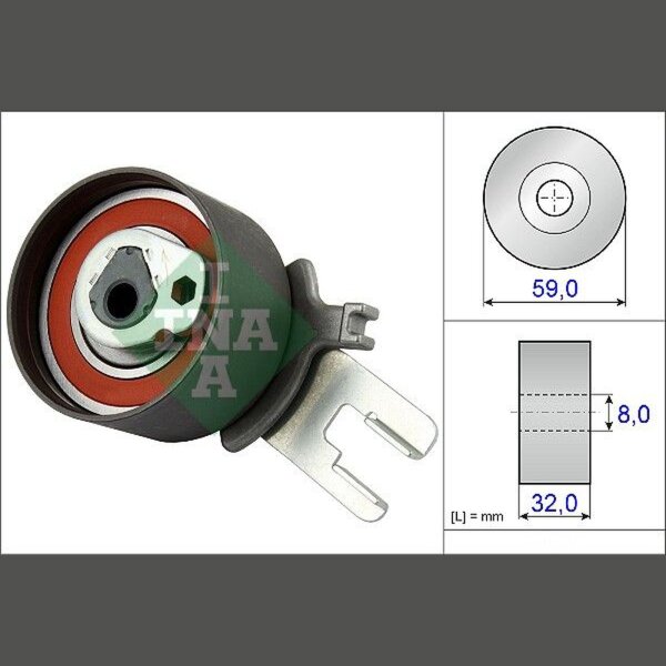 Schaeffler INA 531 0859 10 Spannrolle, Zahnriemen