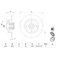 BOSCH 0 986 479 278 Bremsscheibe