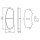 BOSCH 0 986 494 241 Bremsbelagsatz, Scheibenbremse