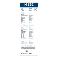 BOSCH 3 397 011 430 Wischblatt