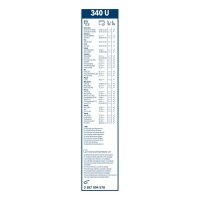 Wischblatt BOSCH 3 397 004 578 340mm Twin Scheibenwischer - 1 Stück