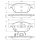 BOSCH 0 986 494 383 Bremsbelagsatz, Scheibenbremse