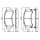BOSCH 0 986 494 221 Bremsbelagsatz, Scheibenbremse