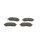 BOSCH 0 986 494 337 Bremsbelagsatz, Scheibenbremse