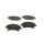 BOSCH 0 986 494 187 Bremsbelagsatz, Scheibenbremse