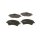 BOSCH 0 986 494 187 Bremsbelagsatz, Scheibenbremse