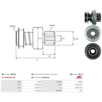 AS-PL SD0120 Freilaufgetriebe, Starter