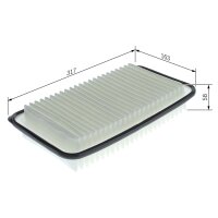 BOSCH 1 987 429 183 Luftfilter