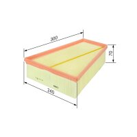 BOSCH F 026 400 109 Luftfilter