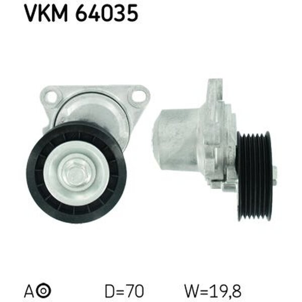 SKF VKM 64035 Riemenspanner, Keilrippenriemen