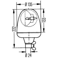HELLA 2RL 006 846-011 Rundumkennleuchte