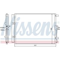 NISSENS 940267 Kondensator, Klimaanlage