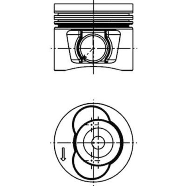 KOLBENSCHMIDT 40715600 Kolben