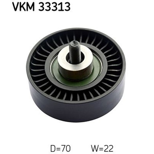 SKF VKM 33313 Umlenk-/Führungsrolle, Keilrippenriemen