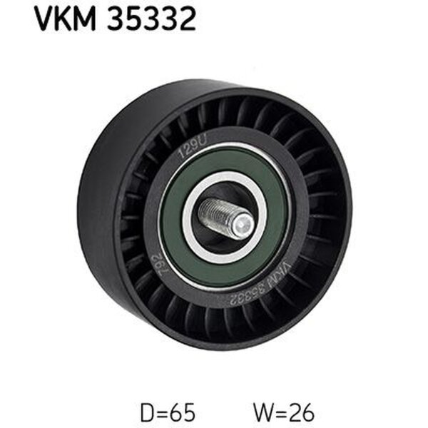 SKF VKM 35332 Umlenk-/Führungsrolle, Keilrippenriemen