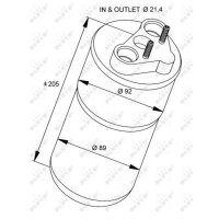 NRF 33317 Trockner, Klimaanlage