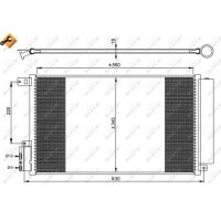 NRF 35939 Kondensator, Klimaanlage