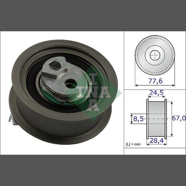 Schaeffler INA 531 0851 10 Spannrolle, Zahnriemen