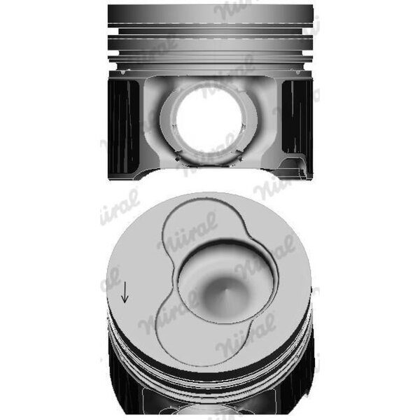 NÜRAL 87-421000-20 Kolben