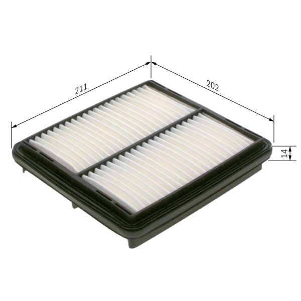 BOSCH 1 457 433 963 Luftfilter