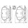 BOSCH 0 986 494 489 Bremsbelagsatz, Scheibenbremse