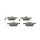 BOSCH 0 986 494 465 Bremsbelagsatz, Scheibenbremse
