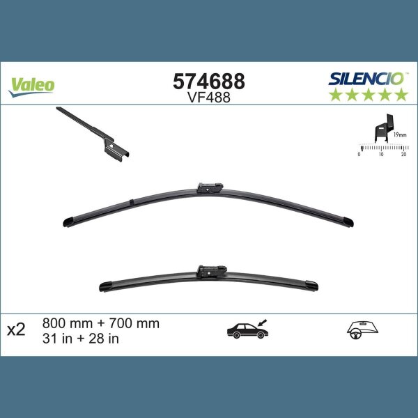 VALEO 574688 Wischblatt
