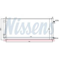 NISSENS 940241 Kondensator, Klimaanlage