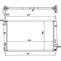NRF 58272 Kühler, Motorkühlung